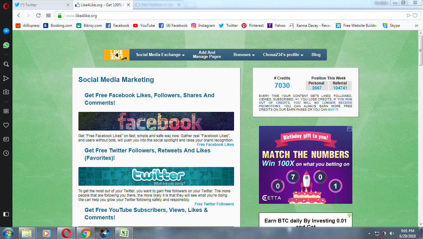 Social media marketing 
